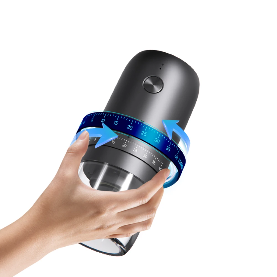 Coffee Bean Grinder Electric - Portable 1800mAh Electric Coffee Bean Grinder