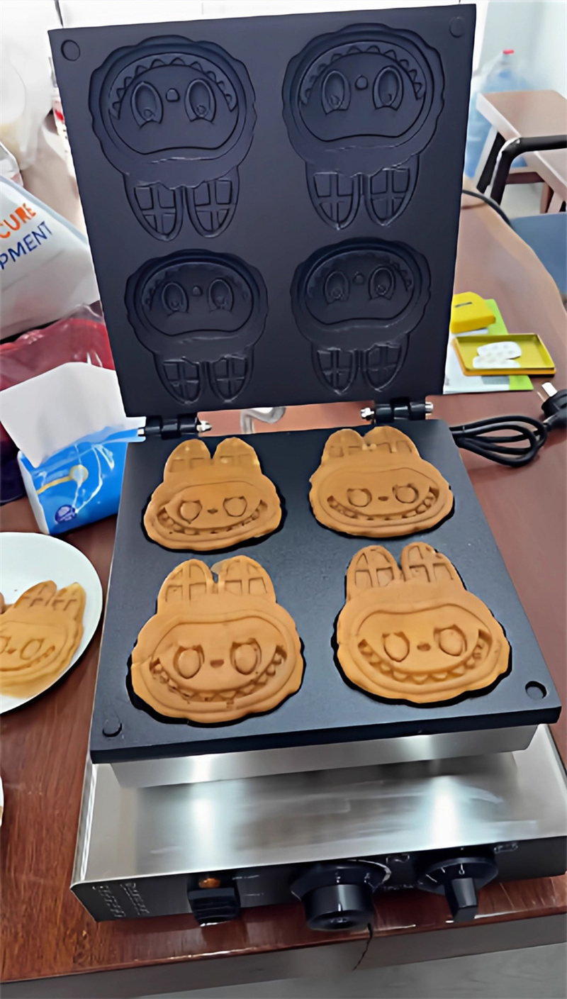 Professional Cartoon Shape Waf - Mini Waffle Maker Machine ulasan dan harga