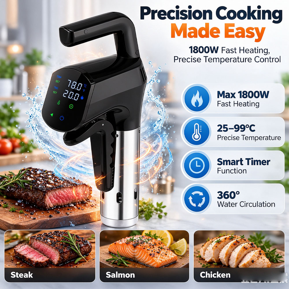 WiFi Sous Vide Cooker 1800W Im - Digital Sous Vide Precision Cooker ulasan dan harga